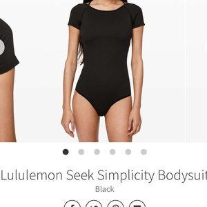 Lot of 2 Lululemon Seek Simplicity Bodysuits - NWT
